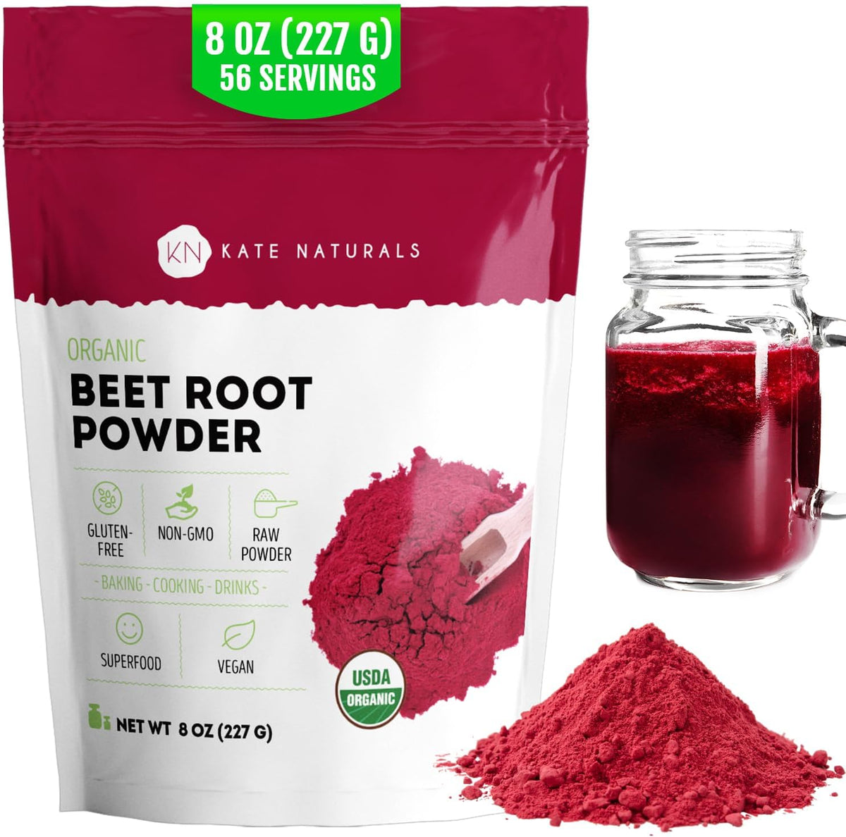 Kate Naturals Organic Beet Root Powder – Natural Apothecary Shoppe