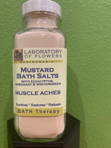 Mustard Bath Salts Muscle Aches