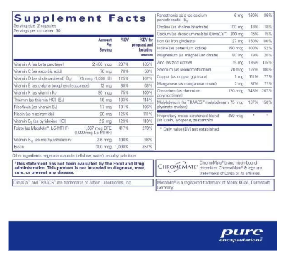 PreNatal Nutrients 60 Caps