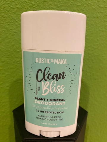 Rustic Maka Plant and Mineral Deodorant- Clean Bliss
