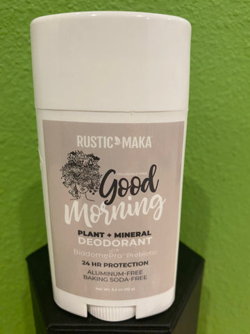 Rustic Maka Plant and Mineral Deodorant- Good Morning