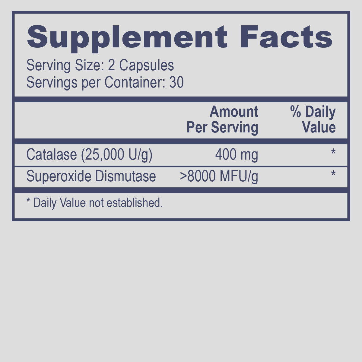Pro S.O.D/Catalase