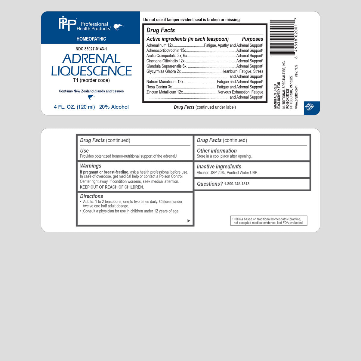 Adrenal Liquescence