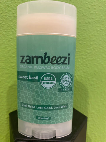 Zambeezi Body Balm- Sweet Basil
